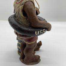 Load image into Gallery viewer, Sarah's Attic 1990 Fun in the Sun August Claus at the Beach Ltd. Ed. #495 (Pre-owned)