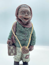 Load image into Gallery viewer, Sarah's Attic 1990 Bubba Holding Lantern African American Figurine Ltd. Ed. (Pre-owned)