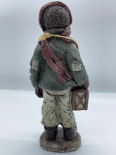 Load image into Gallery viewer, Sarah's Attic 1990 Bubba Holding Lantern African American Figurine Ltd. Ed. (Pre-owned)