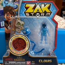 Load image into Gallery viewer, Netflix Zak Storm Clovis Bandai 3" Action Figure