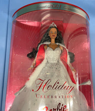 Load image into Gallery viewer, Mattel 2001 Holiday Celebration Barbie Doll African American #50305