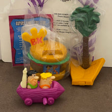 Load image into Gallery viewer, Burger King 2008 The Flintstones Viva Rock Vegas Bronto King Fred & Barney