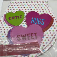 Load image into Gallery viewer, Wilton Shaped Conversation Hearts Treat Goodie Party Bags 15-pieces