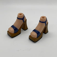 Load image into Gallery viewer, MGA Bratz Meygan Campfire First Edition Navy Blue Platform Sandals (Pre-owned)