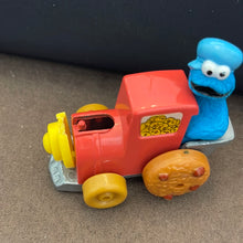 Load image into Gallery viewer, Vtg 1981 Playskool Preschool Sesame Street Muppets Cookie Monster Train (Pre-owned)