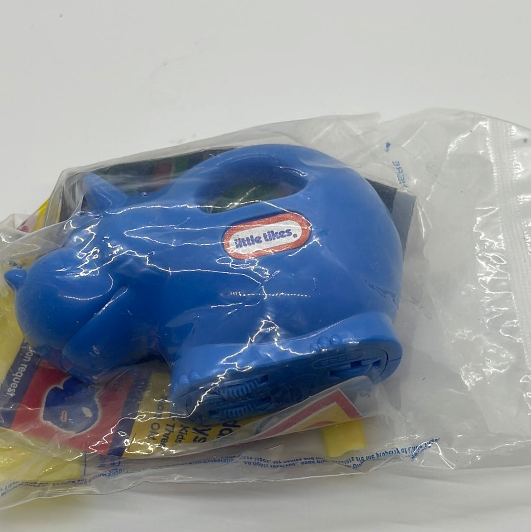 Burger King 2011 Toddler Toy - Little Tikes - Blue Rolling Hippo