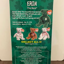 Load image into Gallery viewer, McDonald's 1999 Ty Teenie Beanie International Erin Ireland