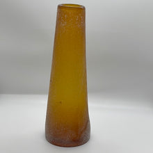 Load image into Gallery viewer, Amber Contempo Vase Sleek Design asymmetrical glass