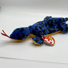 Load image into Gallery viewer, Ty Beanie Baby Lizzy Blue Lizard (Retired)
