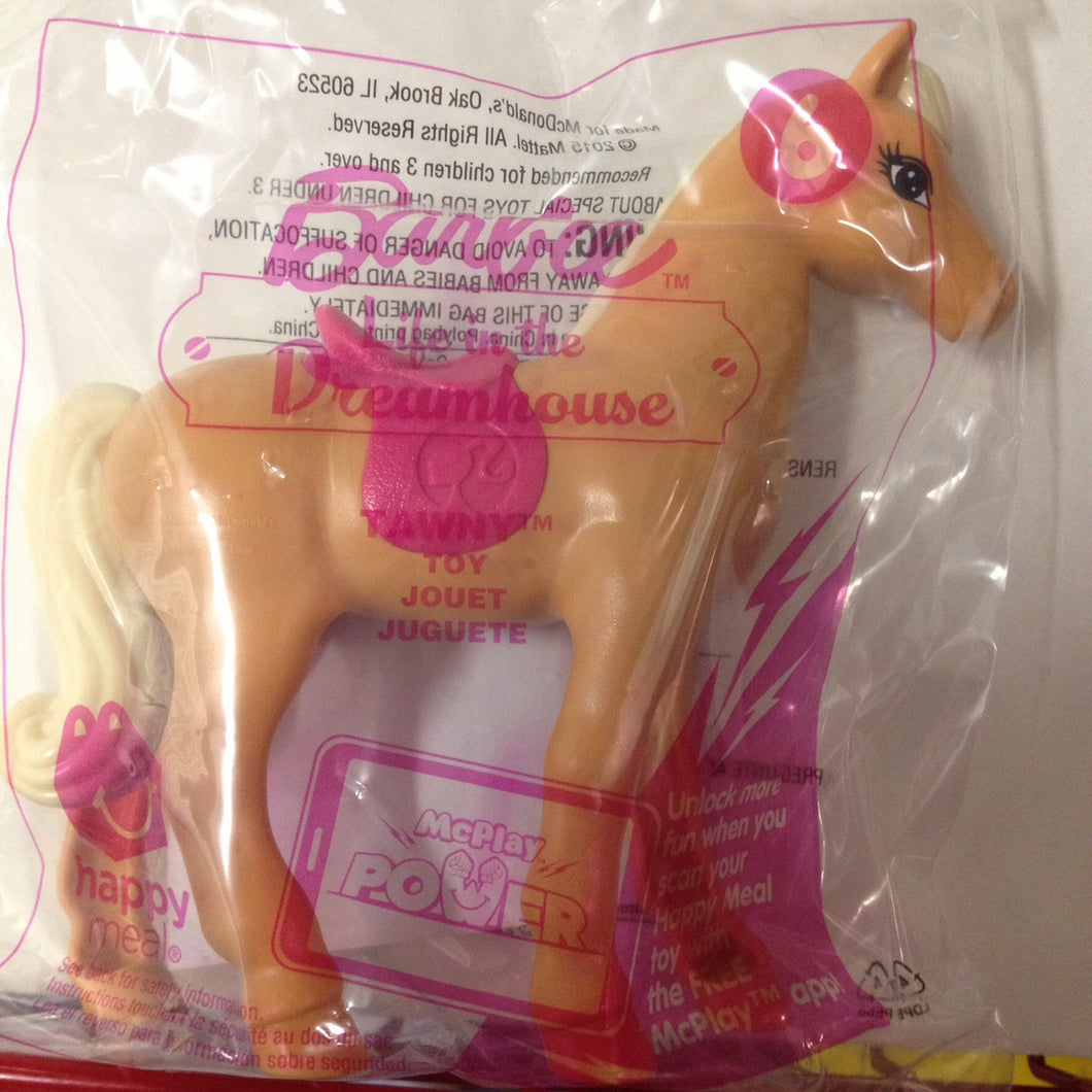 McDonald's 2015 Barbie Life in The Dreamhouse Tawny Horse Pony Toy #6