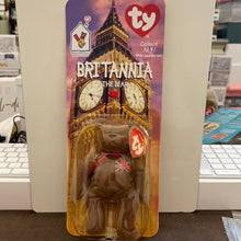Load image into Gallery viewer, McDonald's 1999 Ty Teenie Beanie Britannia International Bear