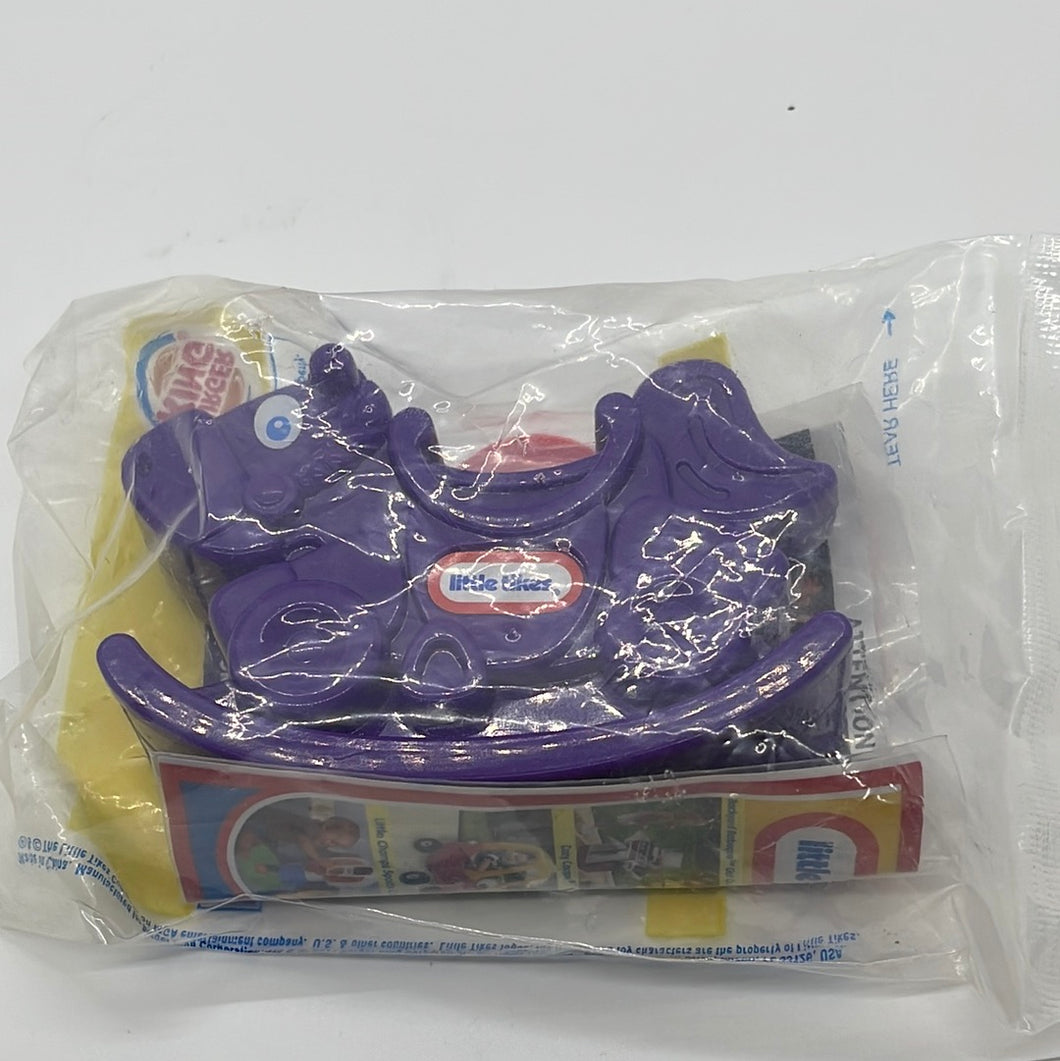 Burger King 2011 Toddler Toy - Little Tikes - Purple Rocking Horse