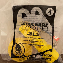 Load image into Gallery viewer, McDonald's 2012 Star Wars Wars Episode I 3D Anakin Skywalker Spinner Toy #4