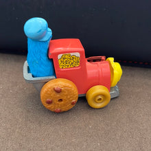 Load image into Gallery viewer, Vtg 1981 Playskool Preschool Sesame Street Muppets Cookie Monster Train (Pre-owned)