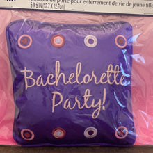 Load image into Gallery viewer, Wilton 2007 Bride's Bachelorette Party! Door Pillow Purple Bridal Party