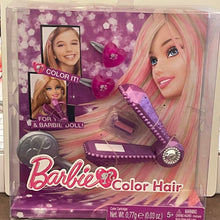 Load image into Gallery viewer, Barbie 2010 Color Hair Pack Lavender Flat Iron Tool & Doll Brush