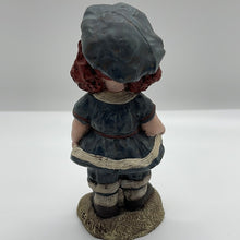 Load image into Gallery viewer, Sarah's Attic 1990 Cupcake Red Hair Girl USA Beach Shells Figurine (Pre-owned)