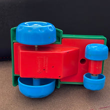 Load image into Gallery viewer, Vtg Playmates Farm Red & Green Tractor 4" X 3" W/ Sticker Old Mcdonalds