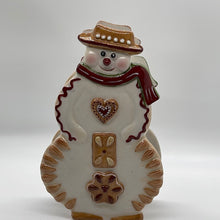 Load image into Gallery viewer, Villeroy & Boch Christmas Ginger Fantasy Candleholder Frosty Snowman #3977