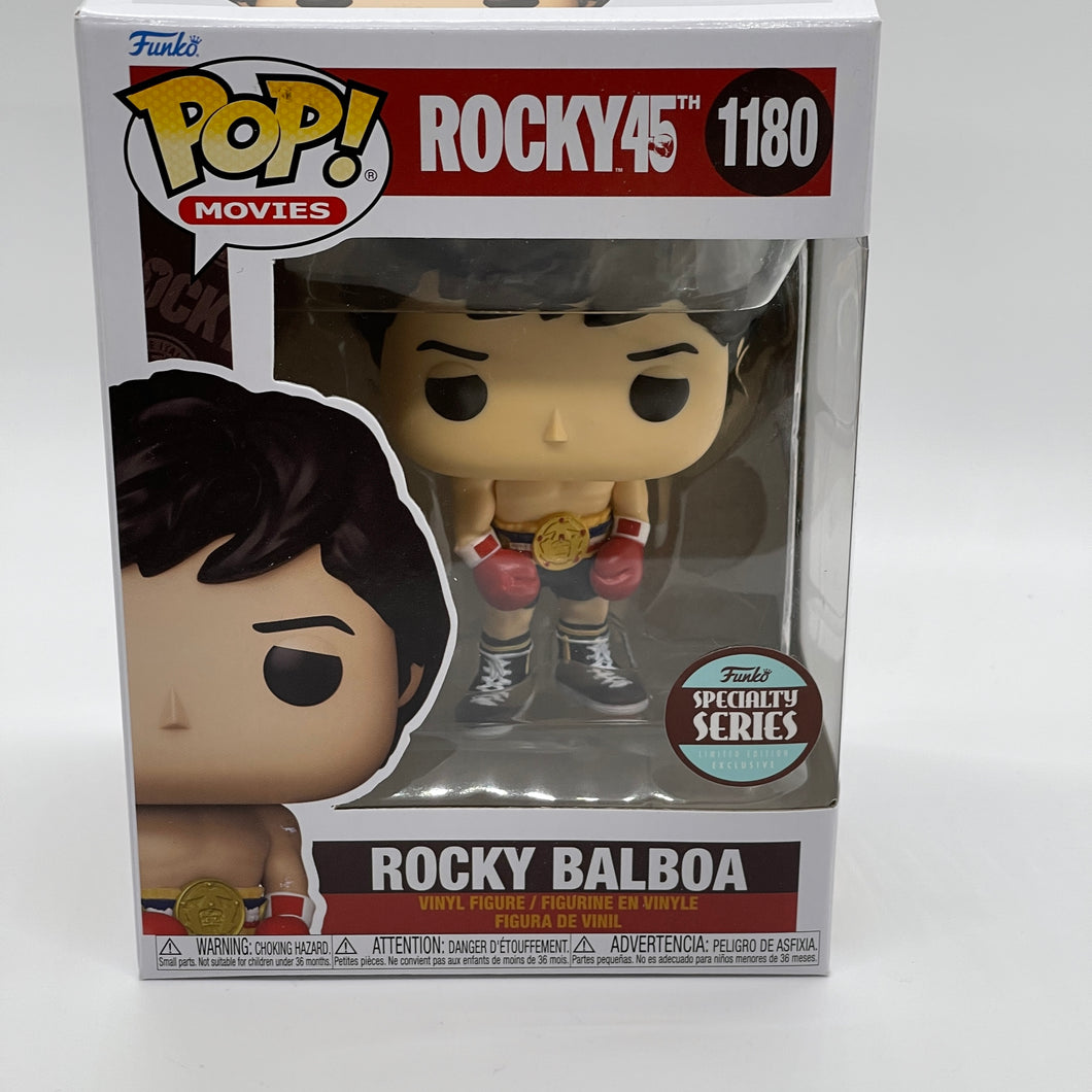 Funko Pop! Movies Rocky 45th Rocky Balboa #1180 Vinyl Figure Gold Belt