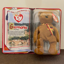 Load image into Gallery viewer, McDonald's 1999 Ty Teenie Beanie International II Bears Germania