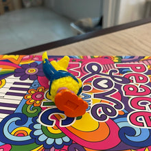 Load image into Gallery viewer, JHP Sesame Street Big Bird Pvc Figure Postman Big Bird Blue Jacket (Pre-owned)