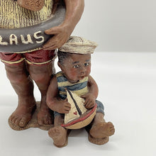 Load image into Gallery viewer, Sarah's Attic 1990 Fun in the Sun August Claus at the Beach Ltd. Ed. #495 (Pre-owned)