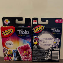 Load image into Gallery viewer, Mattel 2019 Uno Dreamworks Trolls World Tour Card Game