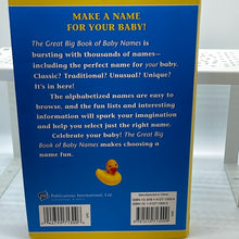 Load image into Gallery viewer, The Great Big Book of Baby Names A Complete Guide A to Z Paperback  (Pre-owned)
