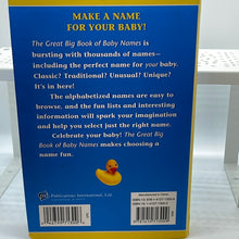 Load image into Gallery viewer, The Great Big Book of Baby Names A Complete Guide A to Z Paperback (Pre-owned)