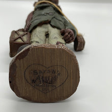 Load image into Gallery viewer, Sarah's Attic 1990 Bubba Holding Lantern African American Figurine Ltd. Ed. (Pre-owned)