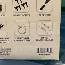 Load image into Gallery viewer, Dok 3-Port Smartphone Charger With Speaker & Alarm Clock