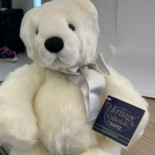 Load image into Gallery viewer, Vtg Ganz 1999 Heritage Collection White Christmas Christina Bear 12&quot; Plush (Pre-Owned)
