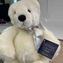 Load image into Gallery viewer, Vtg Ganz 1999 Heritage Collection White Christmas Christina Bear 12" Plush (Pre-Owned)