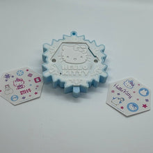 Load image into Gallery viewer, McDonald's 2011 Hello Kitty Snow Hello Kitty Snowflake Toy #8 & Stickers
