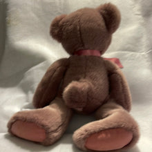 Load image into Gallery viewer, Russ Berrie Bear Hugs 16" Large Bean Mauve Teddy Bear Plush #7985 (Pre-Owned)