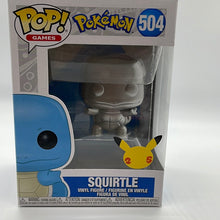 Load image into Gallery viewer, Funko Pop! Games Pokémon Squirtle (Metallic) Vinyl #504 Figure