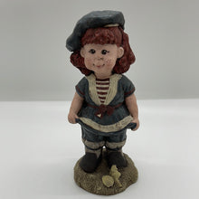 Load image into Gallery viewer, Sarah&#39;s Attic 1990 Cupcake Red Hair Girl USA Beach Shells Figurine (Pre-owned)
