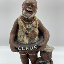 Load image into Gallery viewer, Sarah's Attic 1990 Fun in the Sun August Claus at the Beach Ltd. Ed. #495 (Pre-owned)