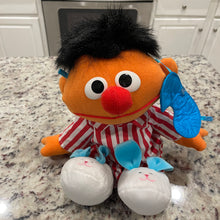 Load image into Gallery viewer, Vtg Sesame Street Sing And Snore Ernie Bedtime 16" Doll Tyco Toy (Pre-owned)