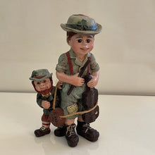 Load image into Gallery viewer, Sarah's Attic 1991 Hewitt and  Leprechaun Figurine St Patrick's Day #63 (Pre-owned)