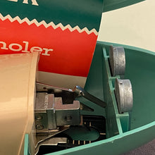 Load image into Gallery viewer, 1960 Singer Green Atomic Case Sewing Buttonhole Maker case #489500 or 489510