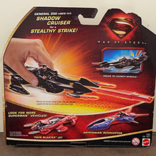 Load image into Gallery viewer, Mattel Superman Man of Steel: General Zod Shadow Cruiser Vehicle Toy Black