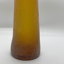 Load image into Gallery viewer, Amber Contempo Vase Sleek Design asymmetrical glass