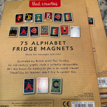 Load image into Gallery viewer, Paul Thurlby's 75 Colorful Illustrate Alphabet Fridge Magnet Set