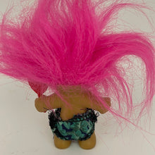 Load image into Gallery viewer, Russ Berries Fushia Pink Hair Troll 3" Shorts You'Re So-O-O Huggable Sign (pre-owned)