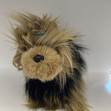 Load image into Gallery viewer, Battat Yorkie Brown & Black with Pink Collar Puppy Dog Plush (Pre-owned)