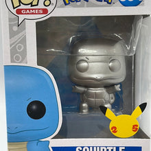 Load image into Gallery viewer, Funko Pop! Games Pokémon Squirtle (Metallic) Vinyl #504 Figure