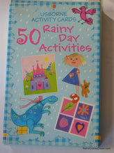 Load image into Gallery viewer, Usborne 2005 Rainy Day Activities 50 Cards Craft Project Ideas (Pre-owned)