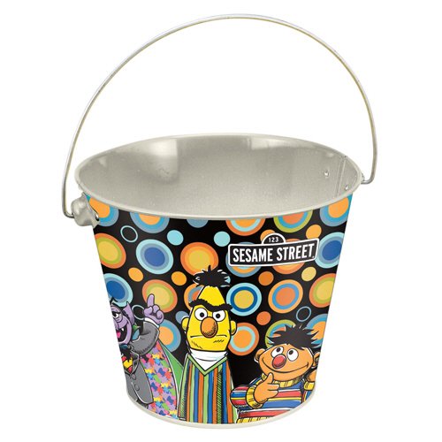 Vandor Sesame Street Tin Bucket Handle Printed  #32175 Halloween